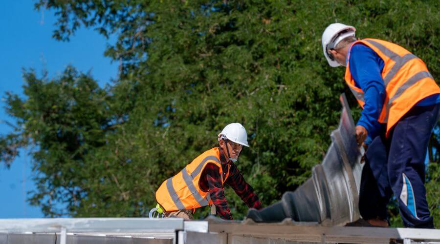 Professional new roof installation services in Edinburgh, IN
